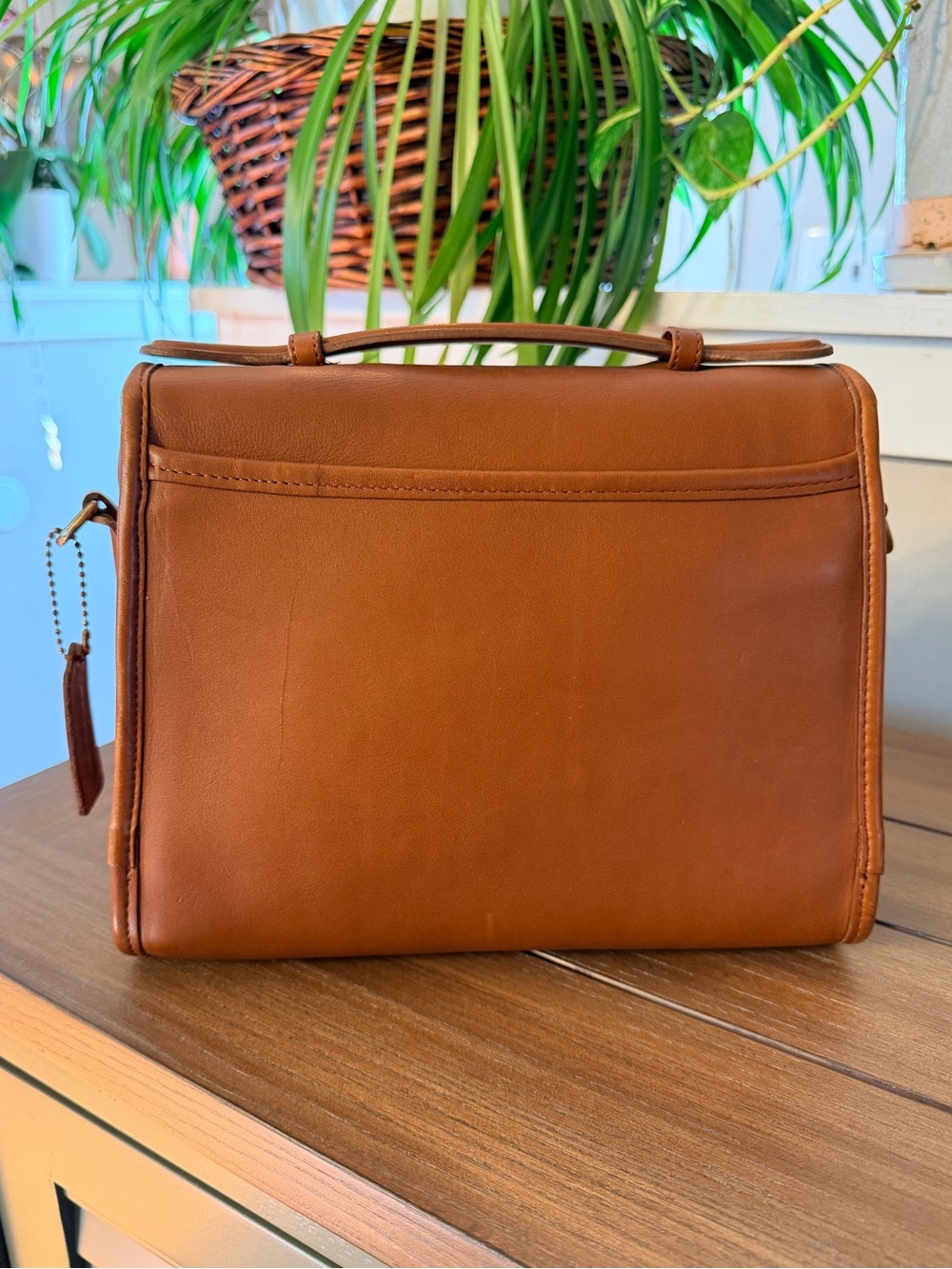 Vintage Coach Court Bag - British Tan - Picture 6 of 7